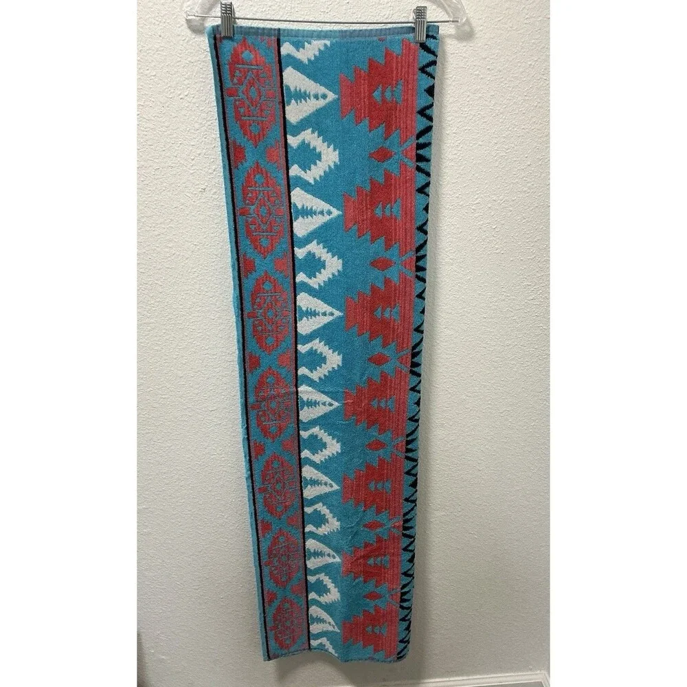 Vtg 90s Ralph Lauren Southwestern Aztec Towel Set 4 Pc Bath Hand Washcloth